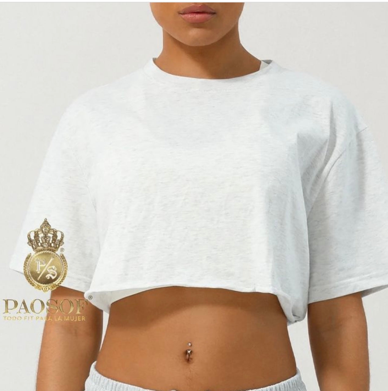 Blusa crop top