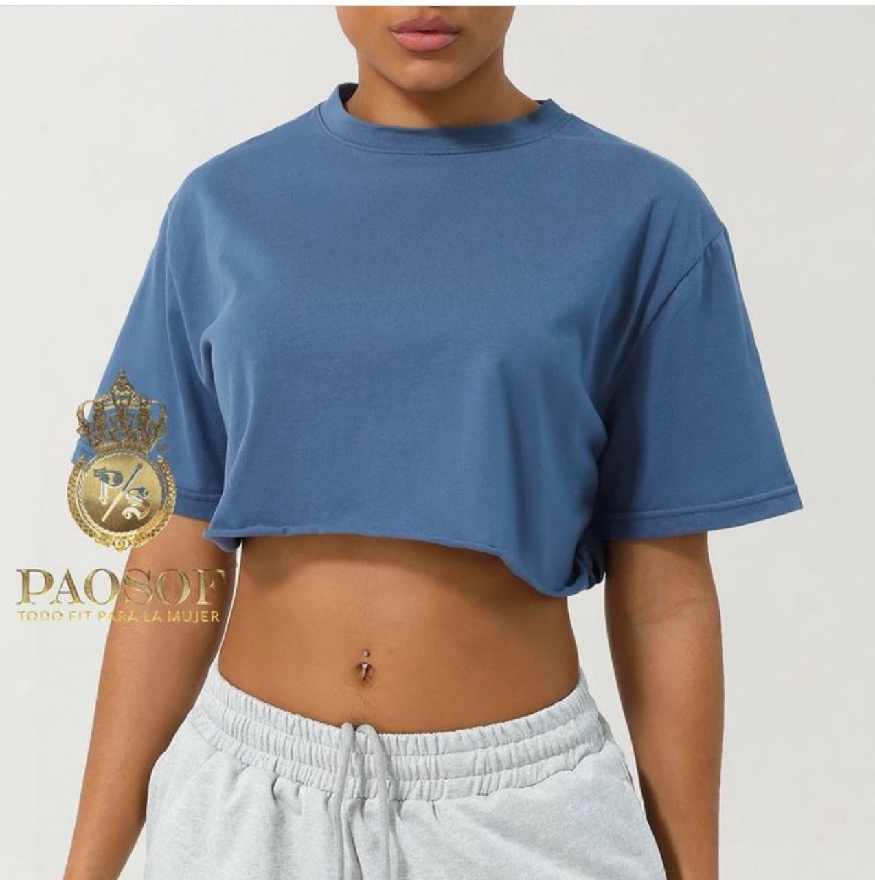 Blusa crop top