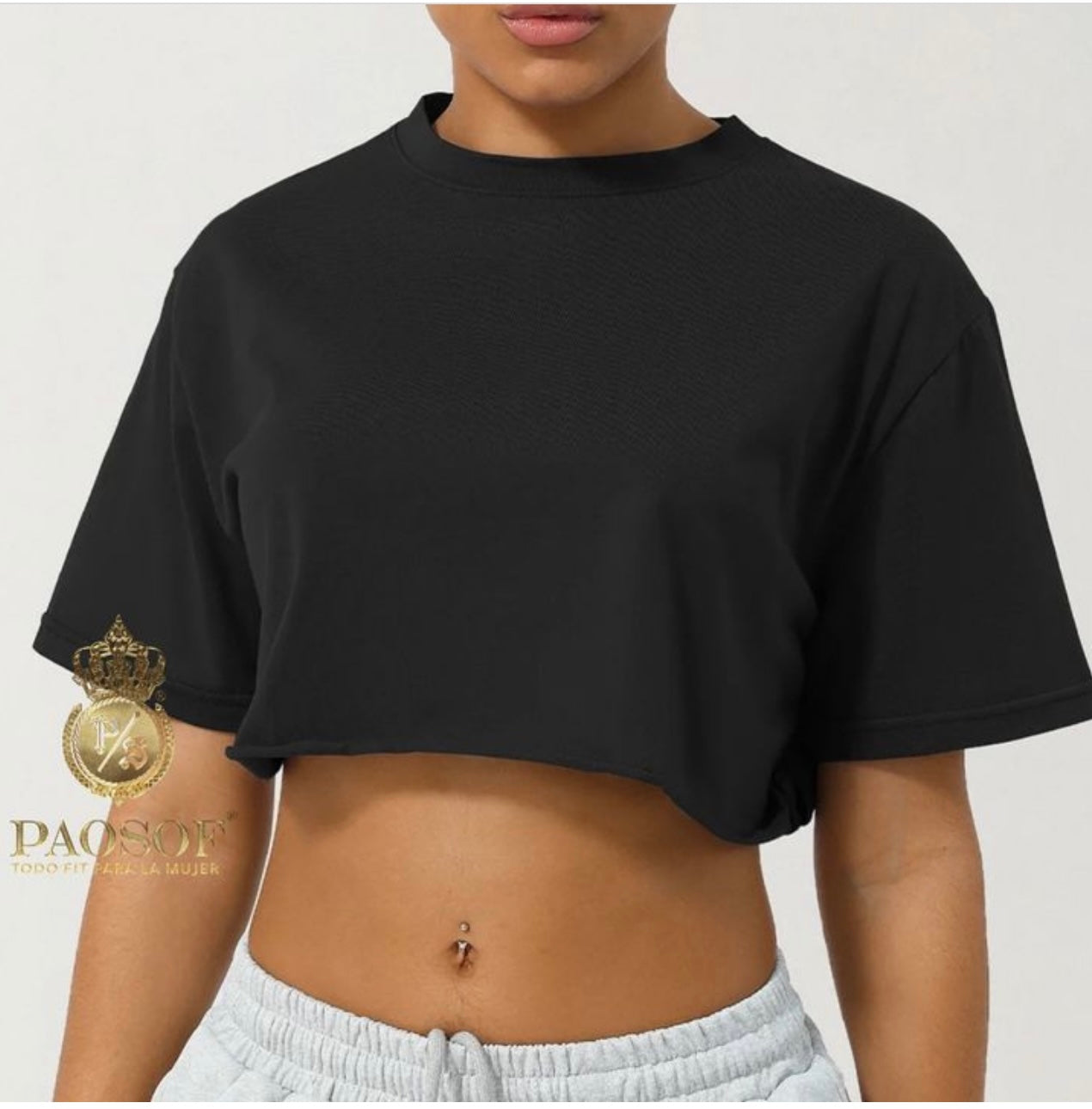 Blusa crop top