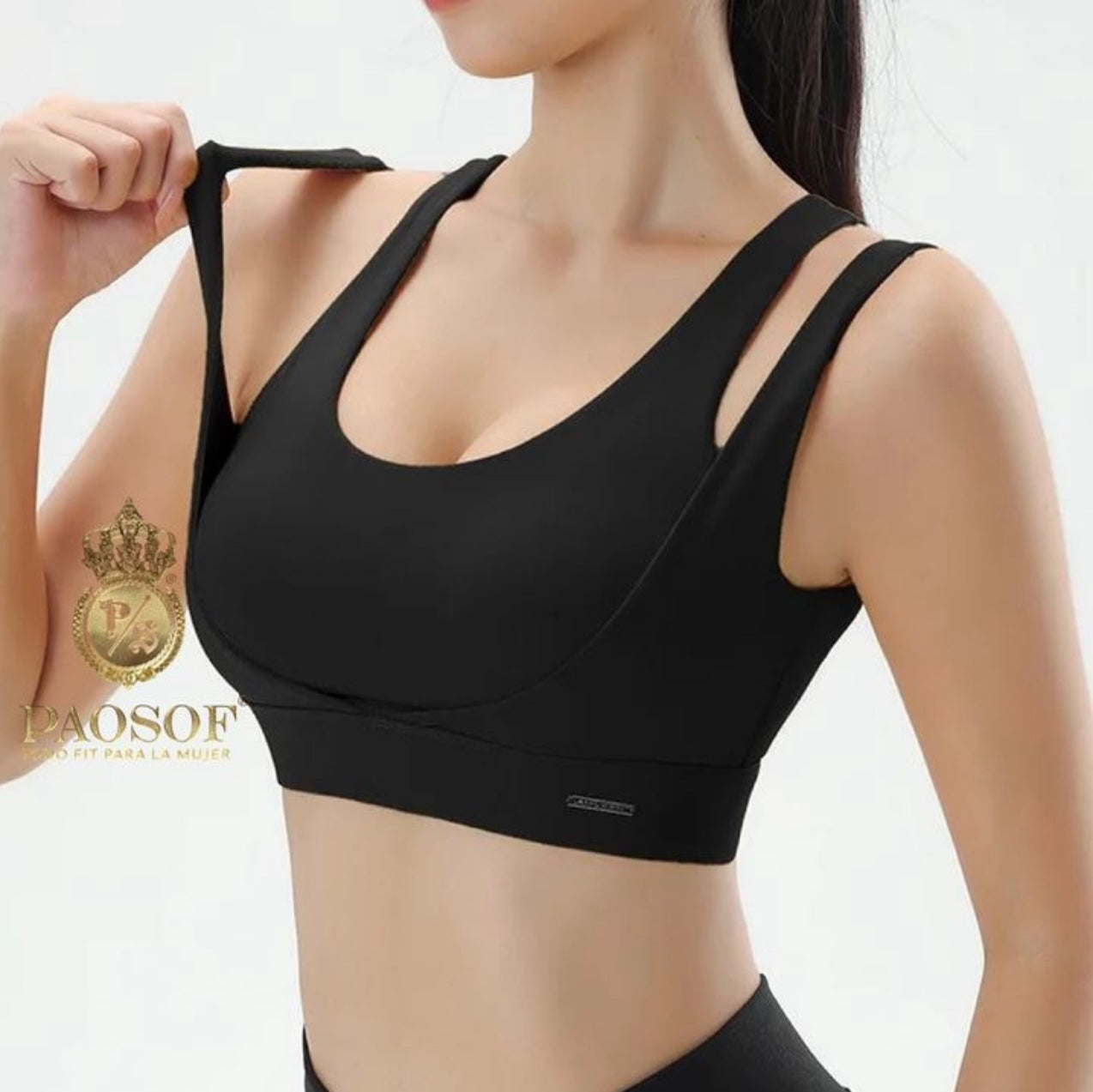 Top deportivo hollow back