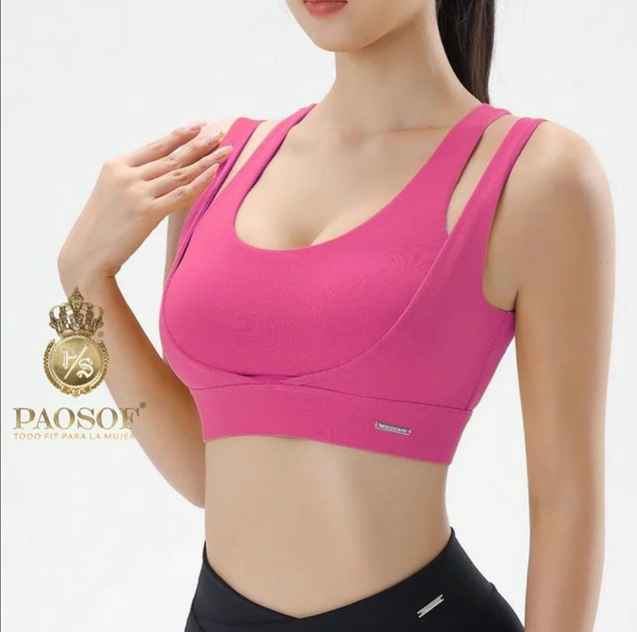 Top deportivo hollow back