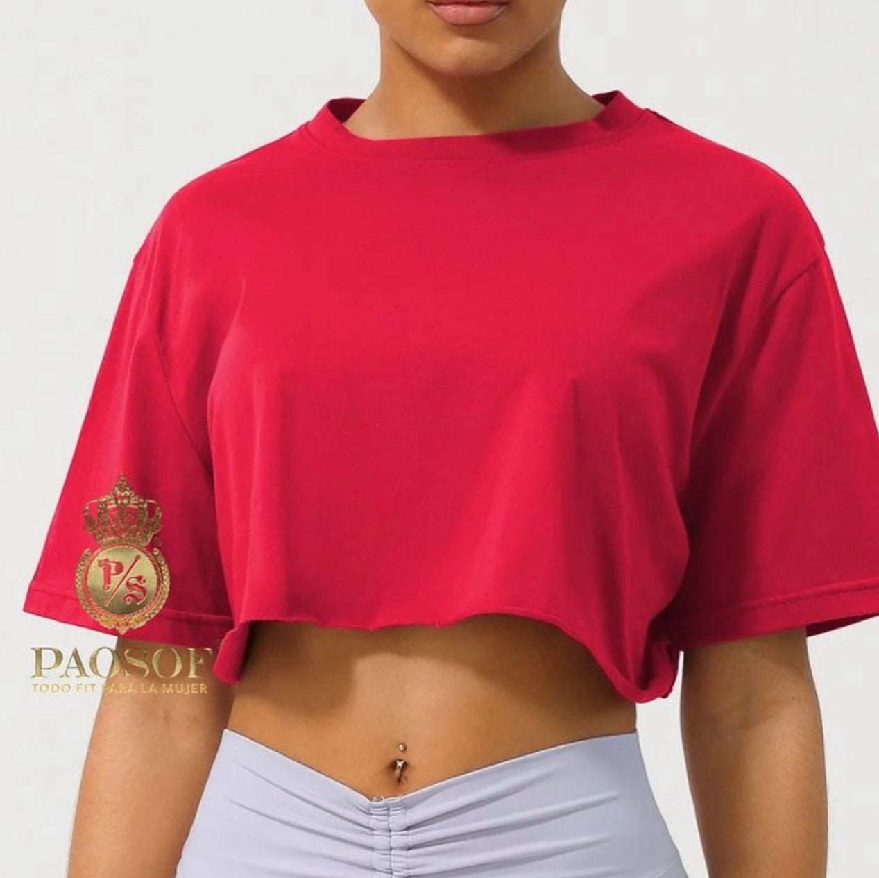 Blusa crop top